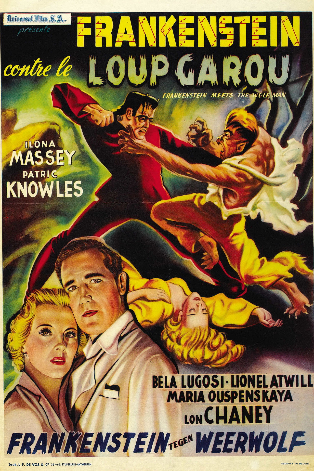 Frankenstein contro l'uomo lupo